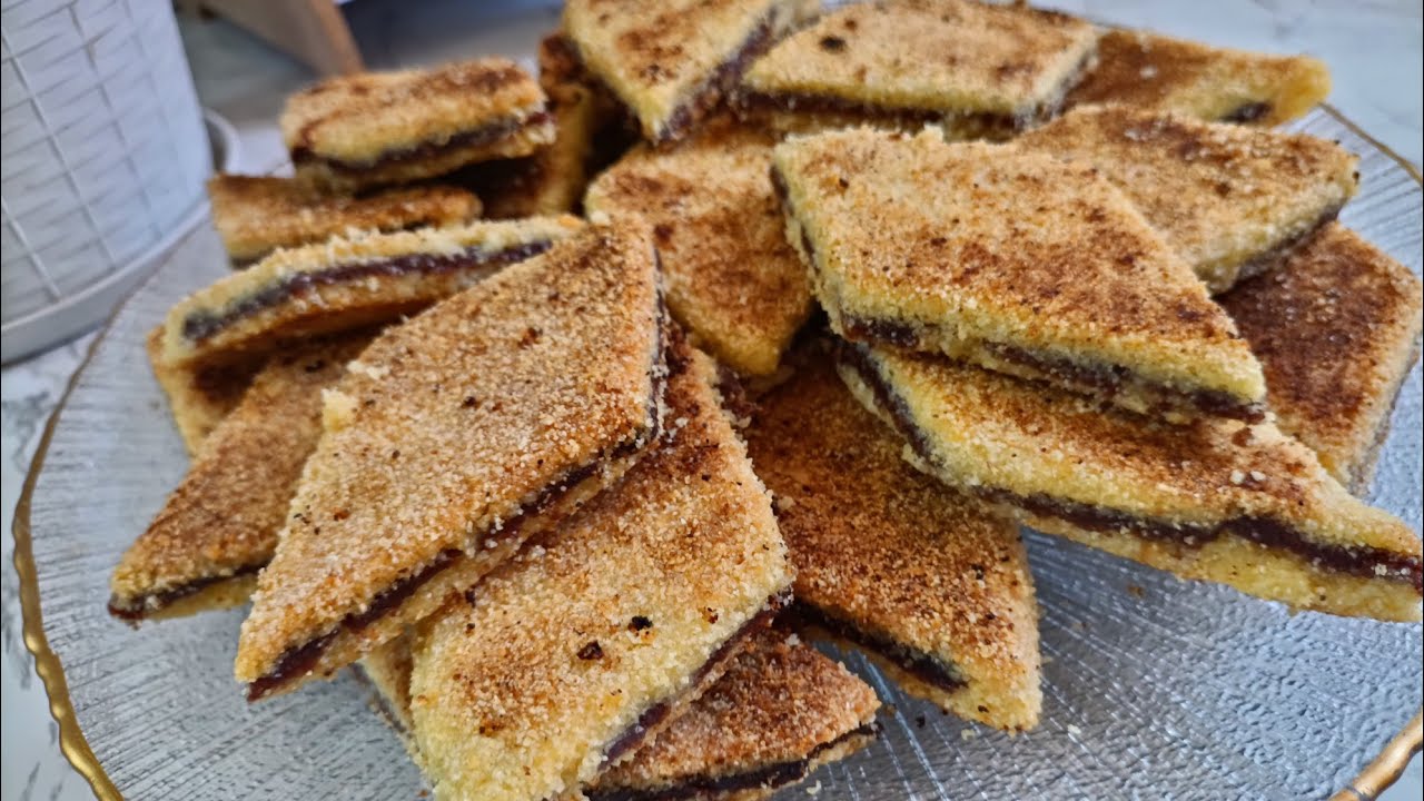 عندك  3 كيسان سميد فقط 💥 حضريها لقهوة العشية، لبراج مرملة وذووب فالفم  راح تولي ادمان كل يوم ديريها