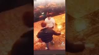 Funny Galway video of guy falling over on bollard.
