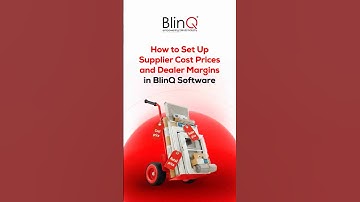 How to Set Up Supplier Cost Prices and Dealer Margins in BlinQ Software