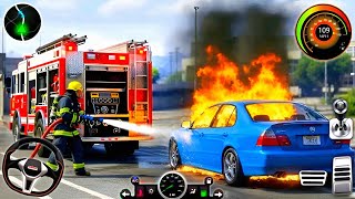 Firetruck City Rescue Simulator 3D - Us Emergency 911 Ambulance Driving - Android GamePlay screenshot 5