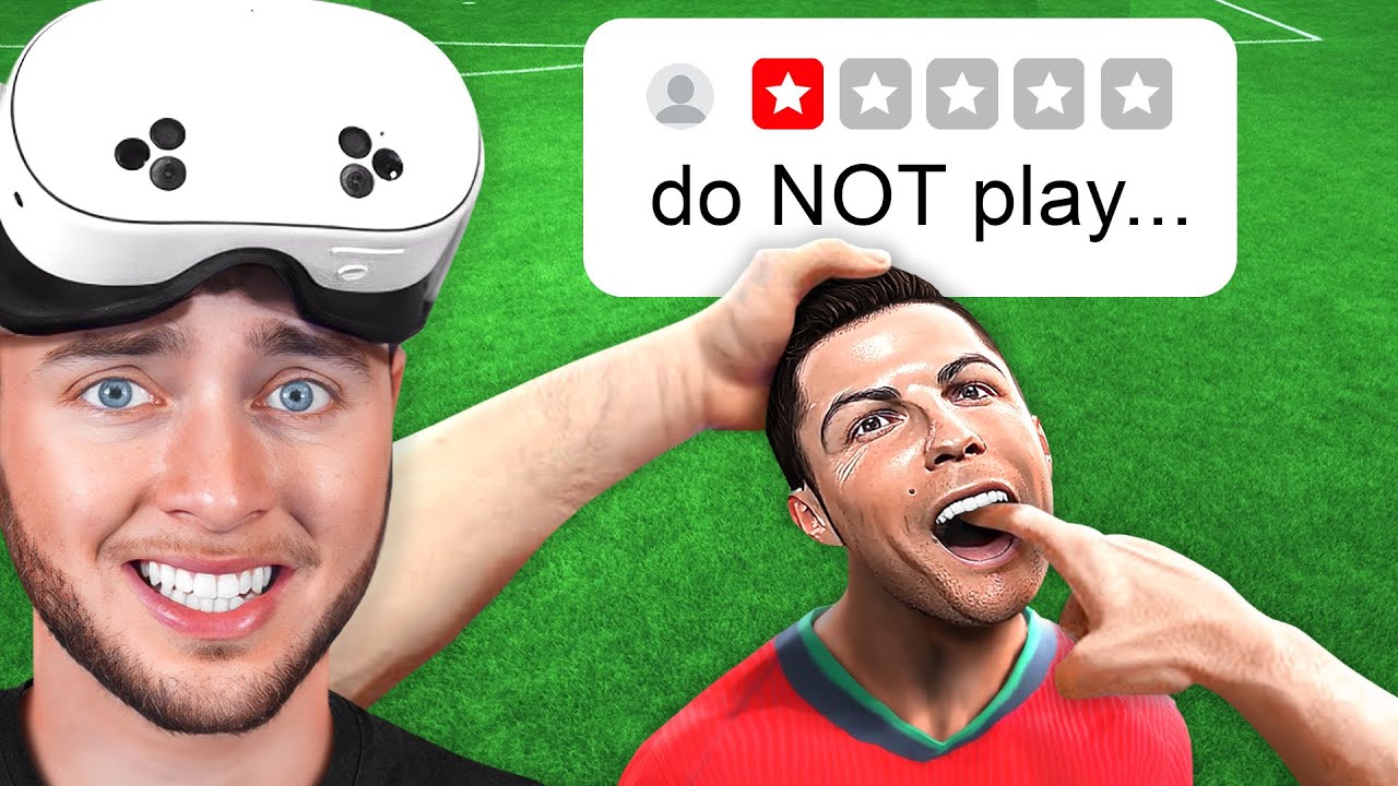I Tested The Worst Football Games on VR