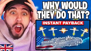 Brit Reacts to Houthis ATTACK US Aircraft Carrier, Then THIS Happened…