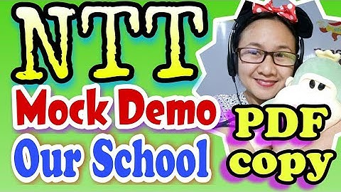 51Talk NTT Mock Demo PDF COPY