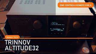 One Control4 Remote for a Trinnov Altitude32 Theater | McIntosh, MartinLogan & JVC Tour