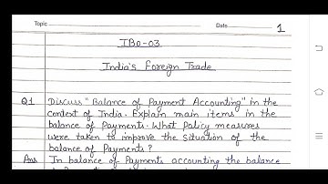 IBO 03 Ignou Solved Assignment