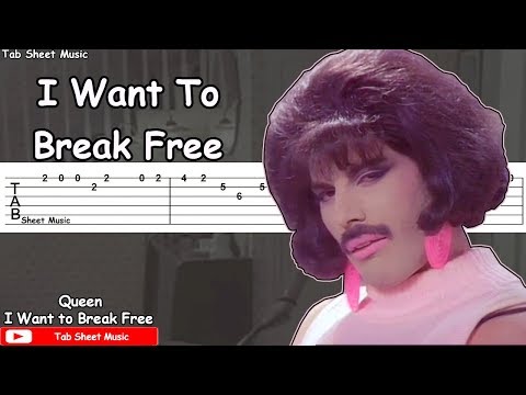 Queen - I Want To Break Free Guitar Tutorial