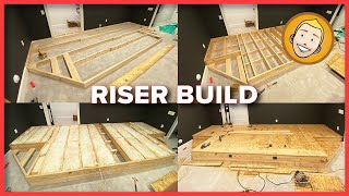 How to build a RISER for HOME THEATER SEATING