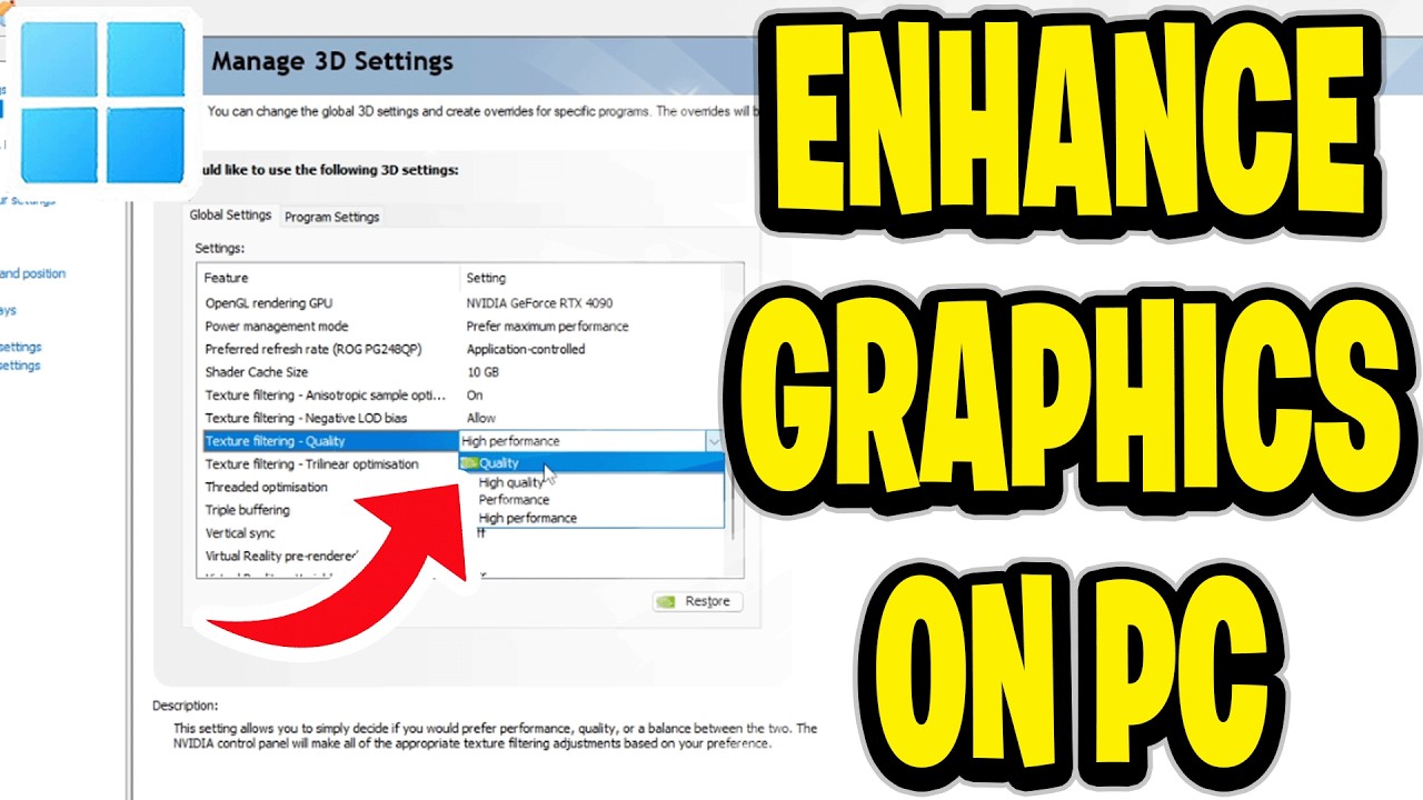 How To Enhance Graphics On PC - YouTube