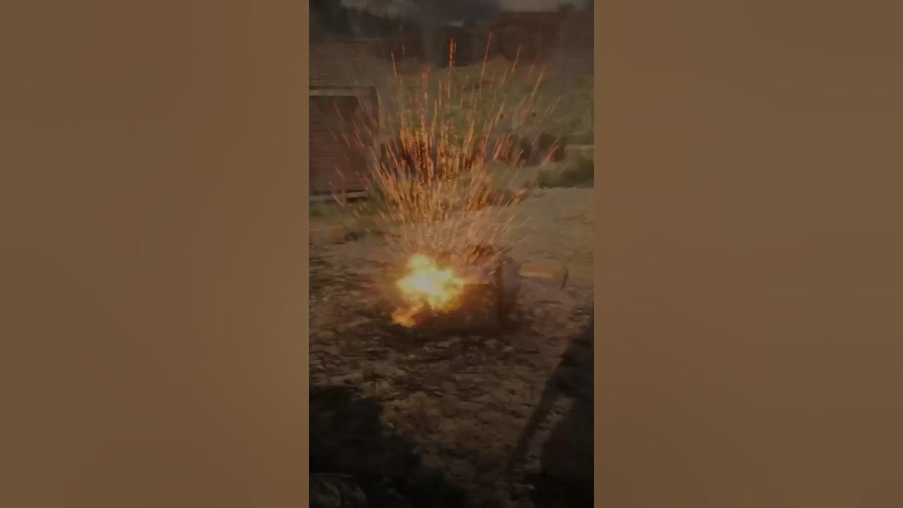 DYNAMITE EXPERIMENT GONE WRONG IN RDR2 rdr2 gaming shorts YouTube