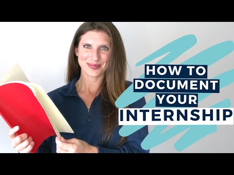 Video: How To Fill Out An Internship Diary