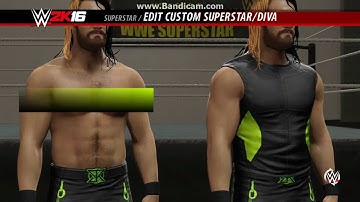 WWE2K16 : Seth Rollins Summerslam Attire! (Tutorial)