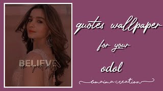 how to make quotes wallpaper for your idol ❤️ in my voice screenshot 4