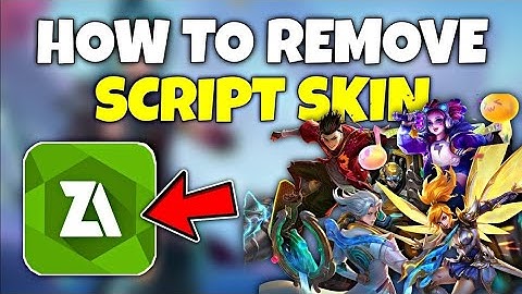 HOW TO REMOVE SCRIPT SKIN IN MOBILE LEGENDS 2025