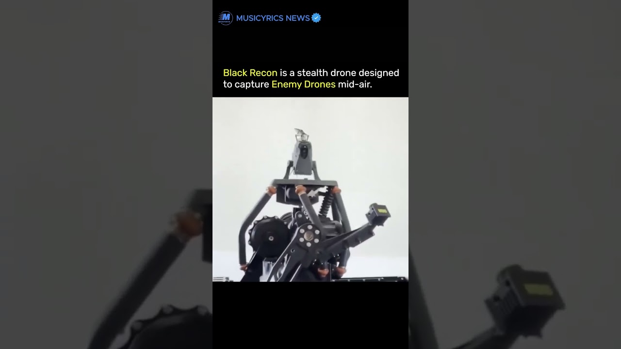 Black Recon: The Drone That Hunts Drones 🕵️‍♂️🛸