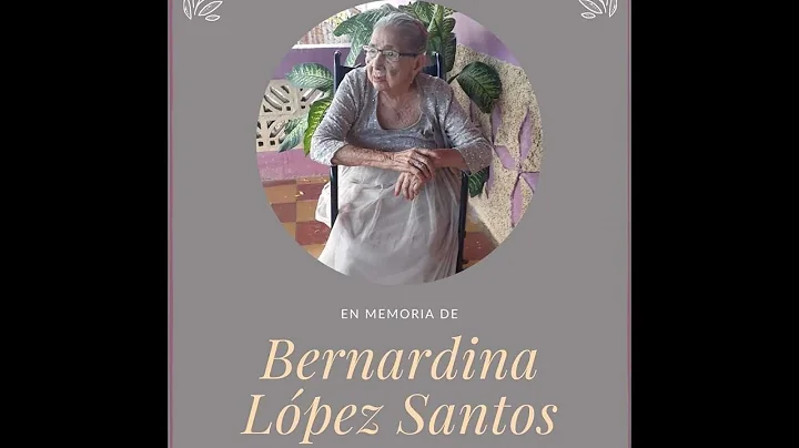 ENTIERRO DE DOA BERNARDINA LOPEZ SANTOS CANTON HOR...