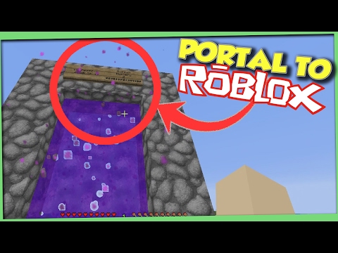 Minecraft - How to make a Portal to ROBLOX! (No mods & UNCUT)