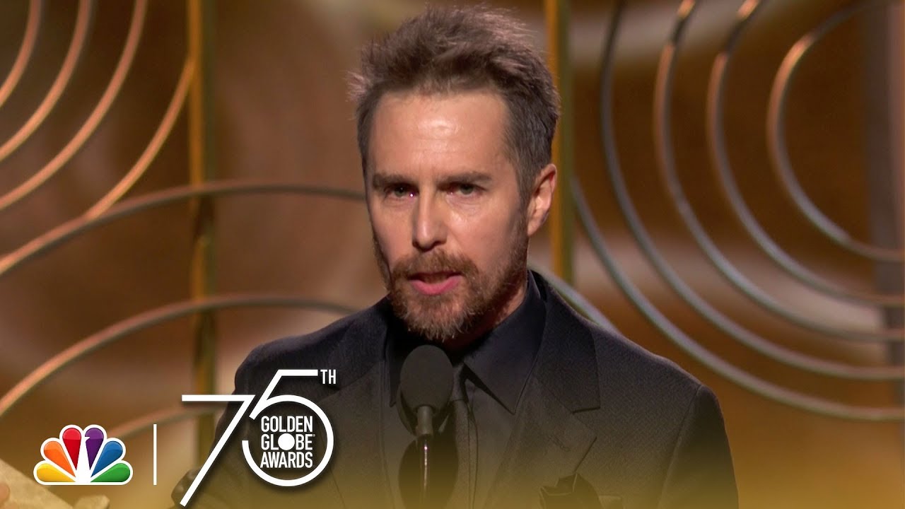 Golden Globes: Sam Rockwell Wins Best Supporting Actor for 'Three Billboards'