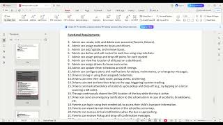 Smart School Bus Pickup and Tracking System | cs619 final  year project | vu screenshot 2