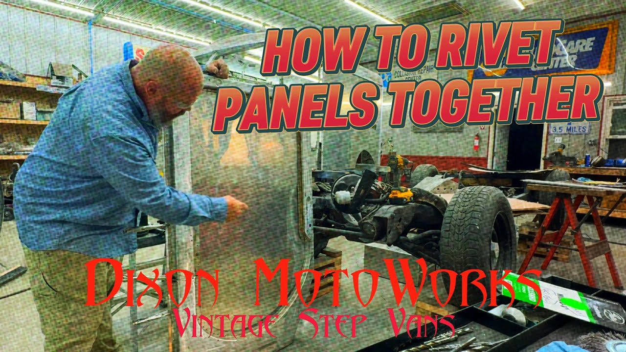 How to rivet aluminum panels together 