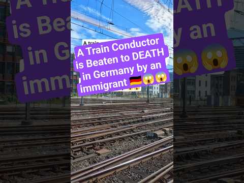 A Train Conductor is Beaten to DEATH in Germany by Immigrant 😱🇩🇪 #germany #europe