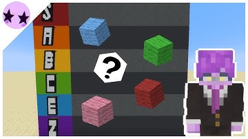 The Minecraft Wool Tierlist