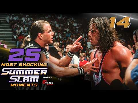 Shawn Michaels costs The Undertaker against Bret Hart: 25 Most Shocking SummerSlam Moments