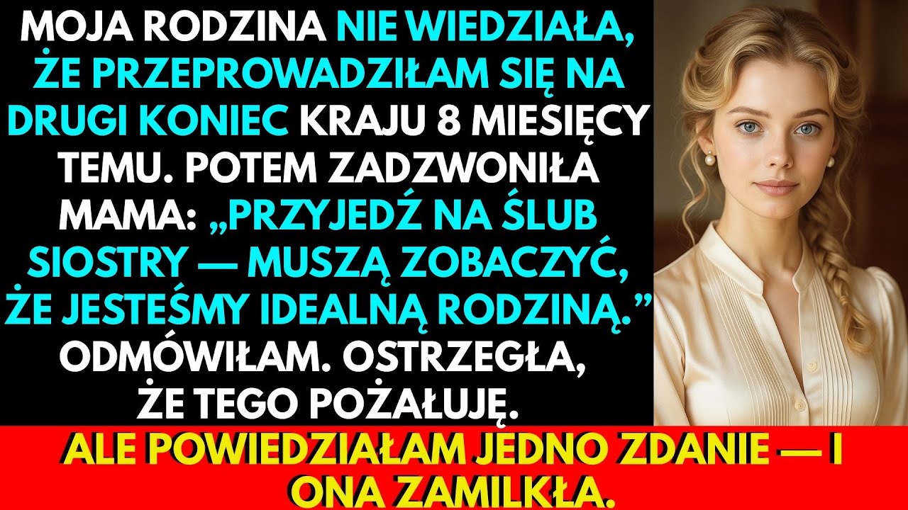 Wyprowadziłam Się Na Drugi Koniec Kraju Bez Słowa — Teraz Dzwonią W Sprawie Ślubu Siostry