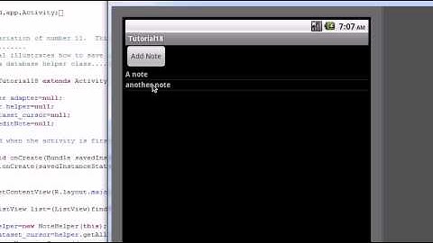 Android Tutorial 18 -  BY REQUEST - Save a List with AlertDialog and DialogInterface