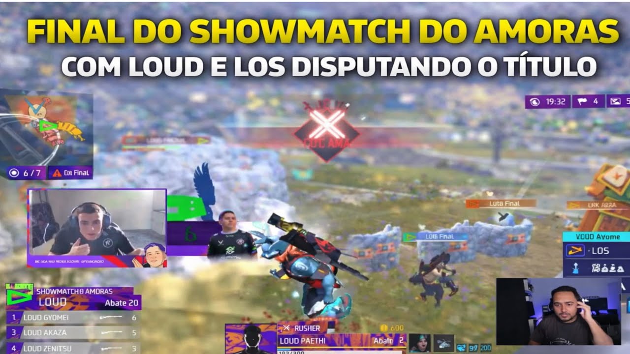 LOUD VS LOS: A FINAL DO SHOWMATCH DO AMORAS FOI ATÉ A ÚLTIMA QUEDA