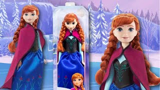 Anna Disney Frozen 🌷❄️ Core Doll Unboxing / Review by Mattel ☃️