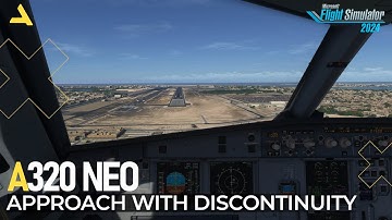 How to Fly an Approach with Discontinuity with inibuilds A320 Neo in MSFS 2024 | A Beginners Guide