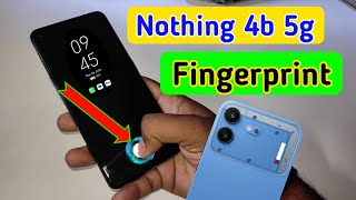 nothing phone 4b in display fingerprint setting/nothing 4b fingerprint screen lock/fingerprint screenshot 4