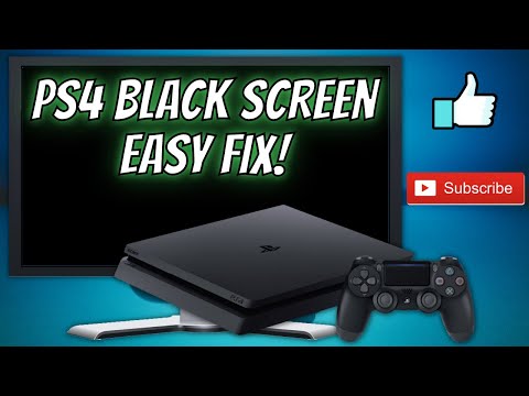 PS4 BLACK SCREEN - EASY FIX || TRY THIS FIRST! (SEPT 2023)