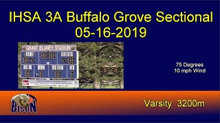 2019-05-16 IHSA 3A Buffalo Grove Sectional - 3200m
