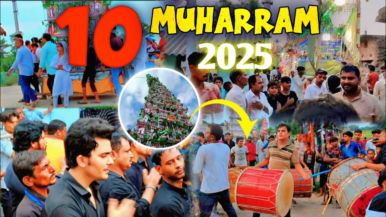 10th Muharram bahraich | 🗡️ Ya ali Ya Hussain ⚔️ Ashura 2025 | बहराइच का मुहर्रम live...