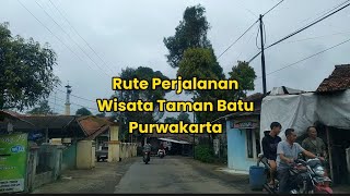 Rute Perjalanan Menuju Wisata Taman Batu Purwakarta Jawa Barat