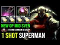 How to Play Superman Mid Sven 1 Shot Hammer Khanda Octarine Unlimited Skill Spam Dota 2