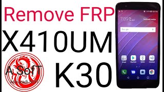 LG K30 X410UM Bypass FRP Google Account Lock/Remove FRP