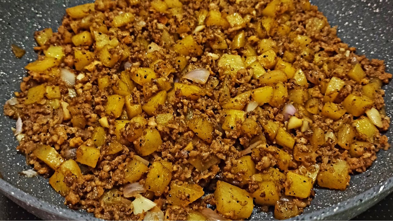 GINILING NA BABOY AT PATATAS PAGSAMAHIN! MAY MASARAP NA ULAM KANA