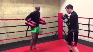 Kevin Mongoose in training for his June 2013 fight