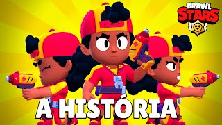 A HISTÓRIA SECRETA DA NOVA BRAWLER MEG BRAWL STARS