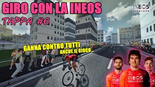 GIRO CON LA INEOS / TAPPA #6 / GANNA CONTRO TUTTI ANCHE IL GIOCO / TOUR DE FRANCE 2023 / Gameplay