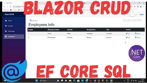 Blazor Complete CRUD using Entity Framework | Blazor CRUD | Entity Framework