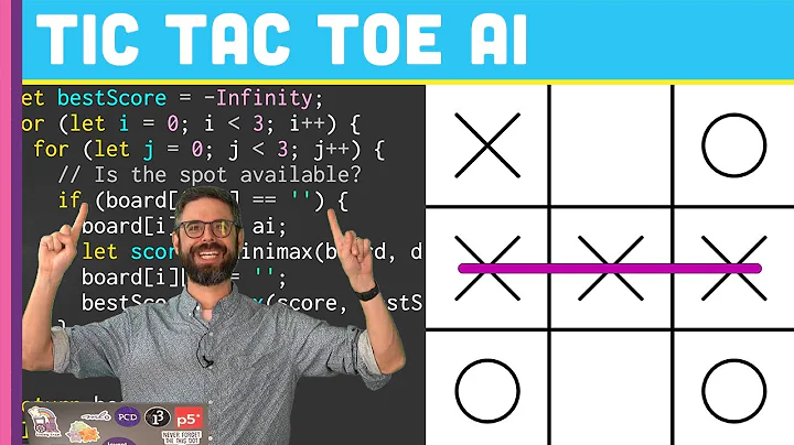 Coding Challenge 154: Minimax Algorithm for Tic Tac Toe