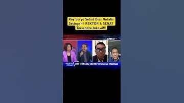 Roy Suryo Sebut Dies Natalis Setingan!! Senat Dibayar!?! #roysuryo #jokowi #ijazahpalsu #shorts #ugm