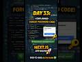 Day 33: Forgot Password Frontend Code Explained | Auth Flow | Vibeshared