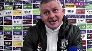 West Brom 1-1 Man Utd - Full Press Conference Ole Gunnar Solskjær