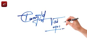 ✔️ Tanjid Vai Signature-ontwerpverzoek voltooid | Nieuwe handtekening in 60 seconden? 3 stijlen o...