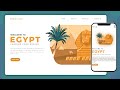 Build A Responsive Website landing page using | HTML & CSS | Landing page using html and css