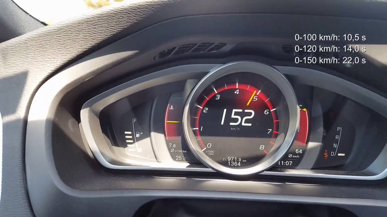 2016 Volvo V40 T3 Geartronic acceleration YouTube